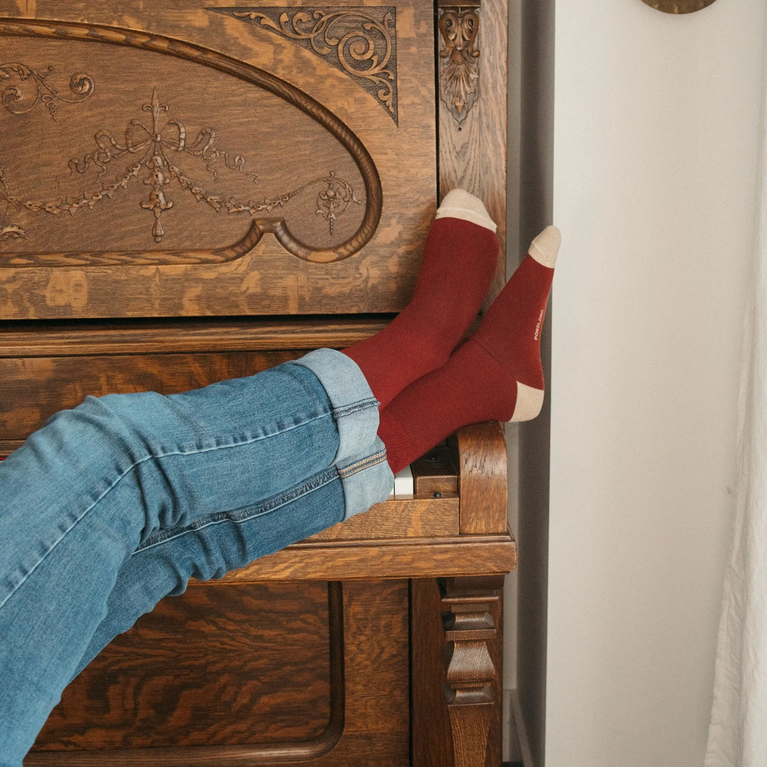 Chaussettes Pima - Plus de vin (ensemble de 2)