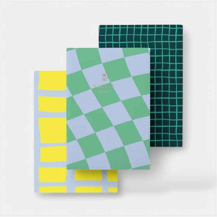 Trio of pocket notebooks - North