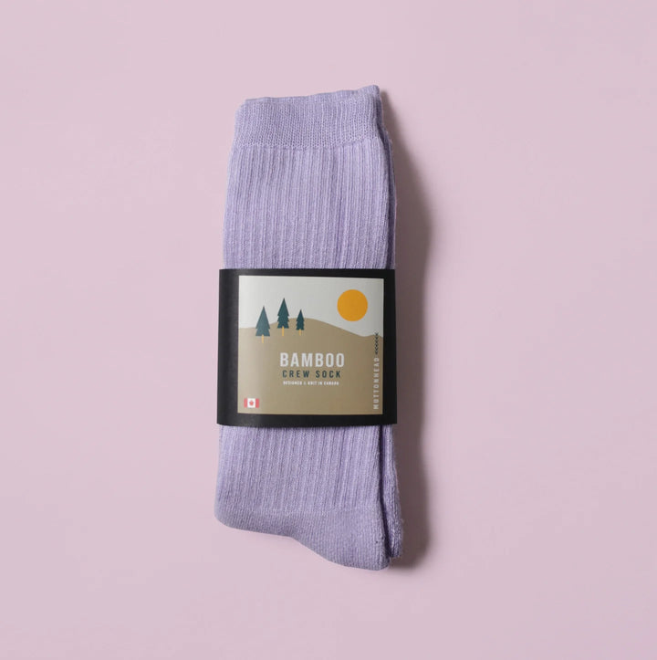 Chaussettes en bambou - Lilas
