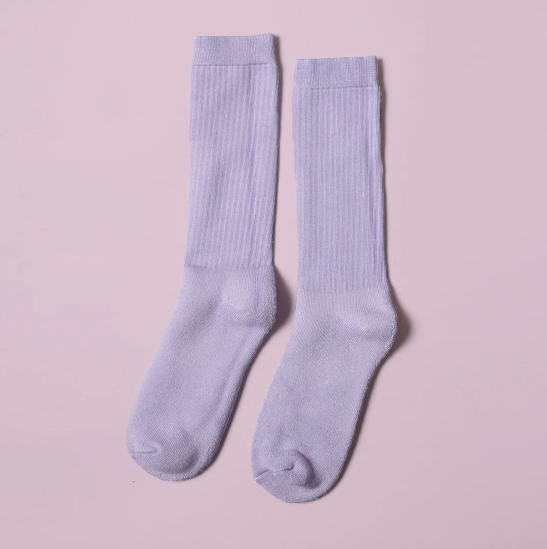 Chaussettes en bambou - Lilas