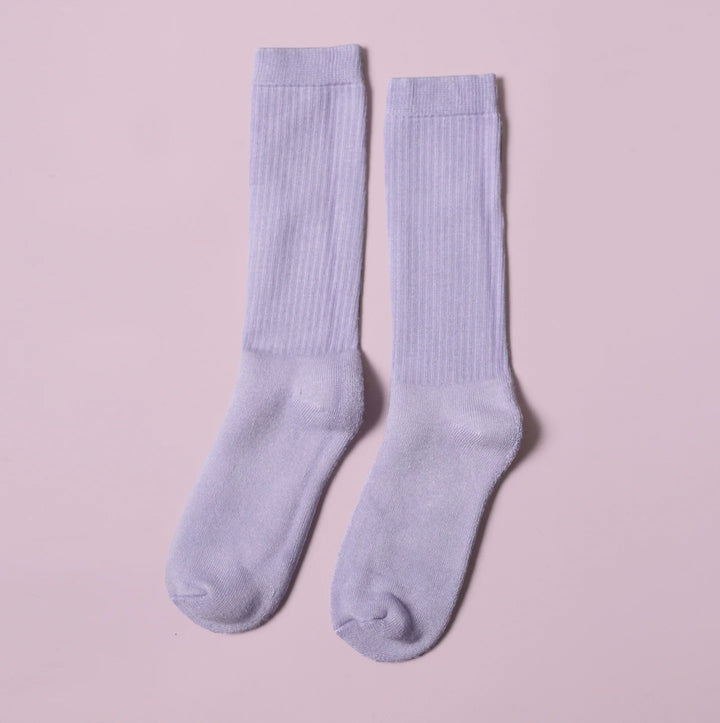 Chaussettes en bambou - Lilas