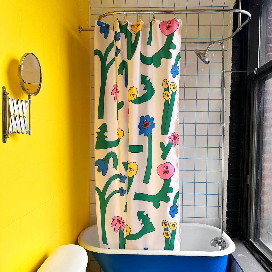Shower curtain - Singing flowers