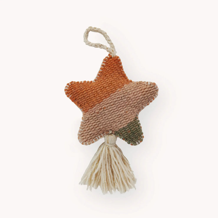 Recycled Wool Holiday Ornament - Star