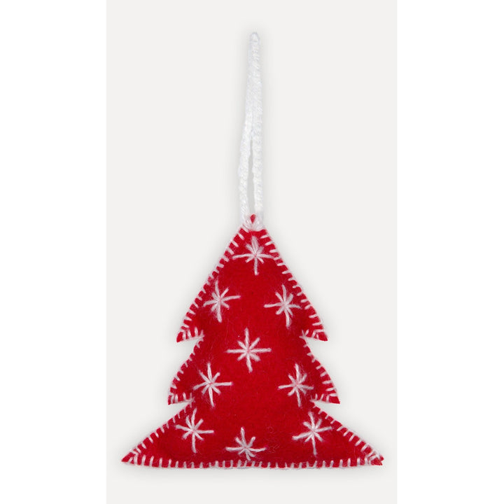 Ornement des fêtes en feutre de laine - Sapin