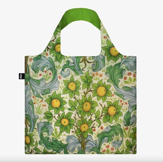 Reusable bag with snap fastener - William Morris - Orchard