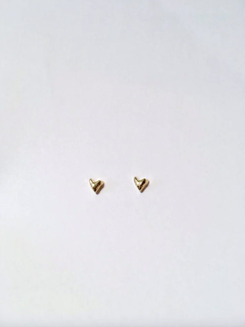Earrings - Hearts - Gold 