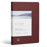 Refillable notebook - Burgundy