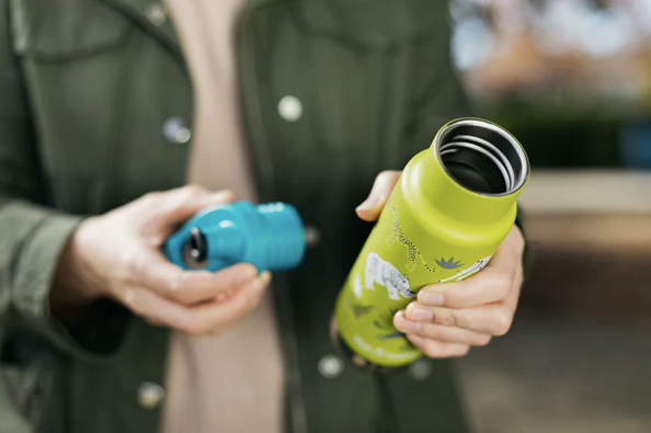 Thermal bottle with spout cap - Safari