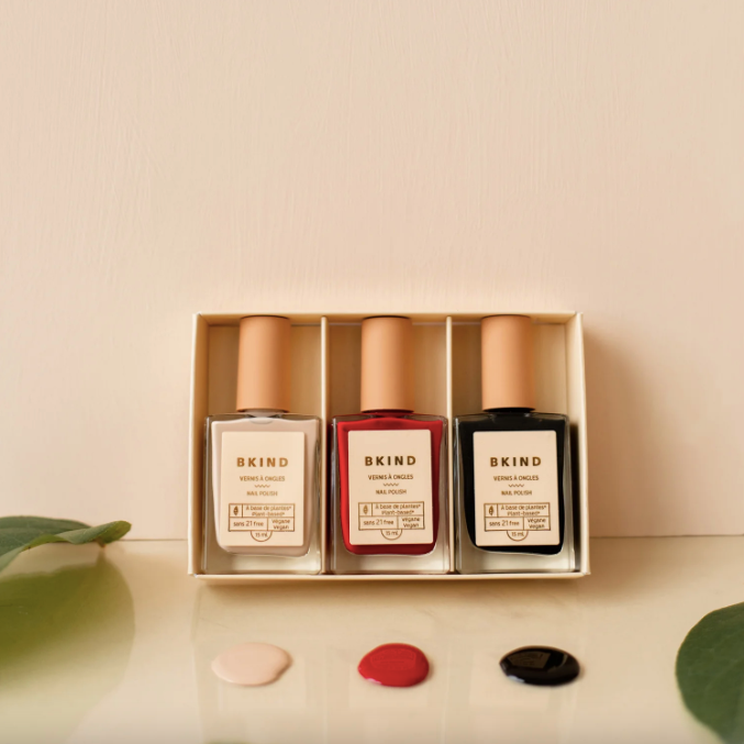 Box of 3 nail polishes - The classics