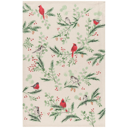 Linge à vaisselle - Oiseaux forestiers