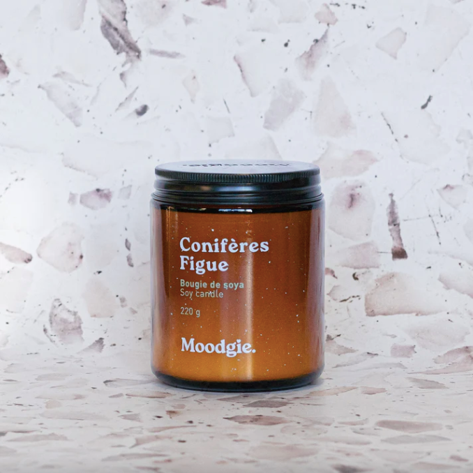 Scented candle - Conifers + Fig