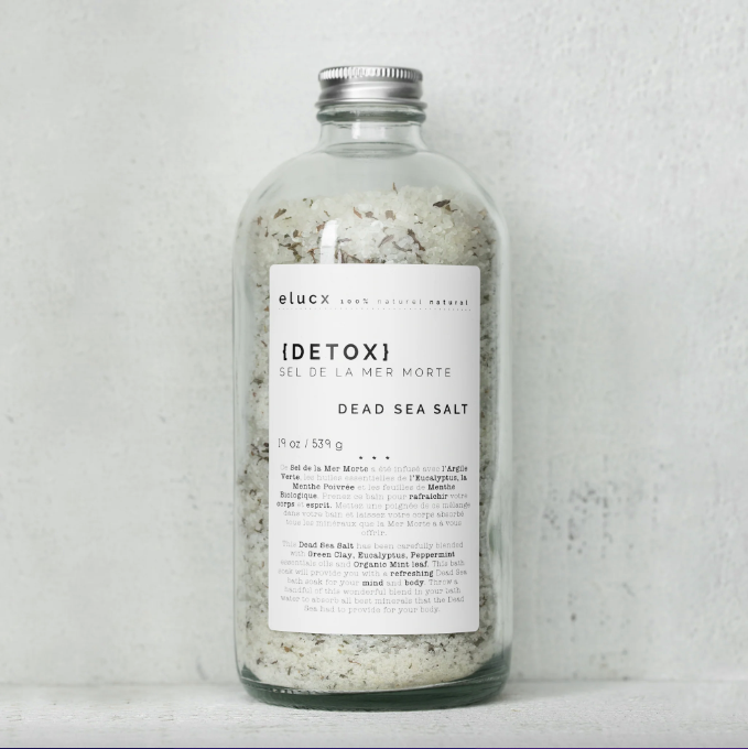 Eucalyptus and peppermint bath salt - DETOX