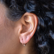 Boucles d'oreilles - Dormeuses - Or rose