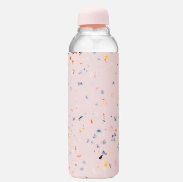 Glass Bottle - Terrazzo Blush