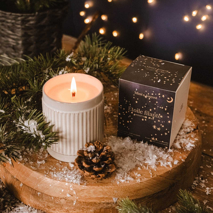 Bougie parfumée - Étoile filante - 8 oz