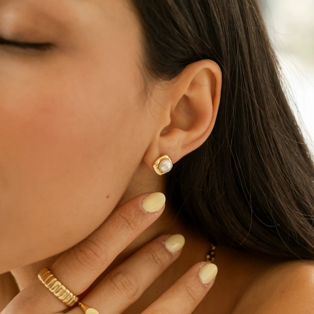 Boucle d'oreille - Halo - Or