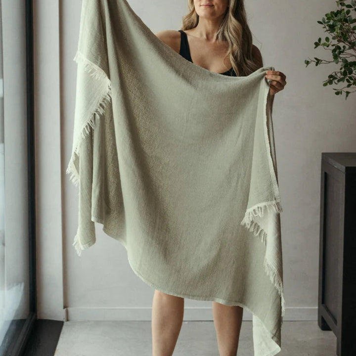 Serviette - Bambou et coton - Green Tea