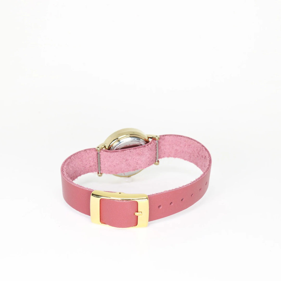 Montre - Rose foncé, crème et or