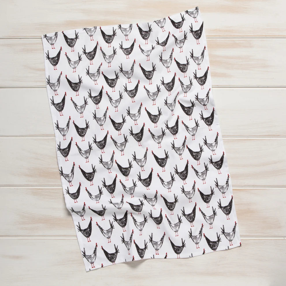Linge à vaisselle - Poules