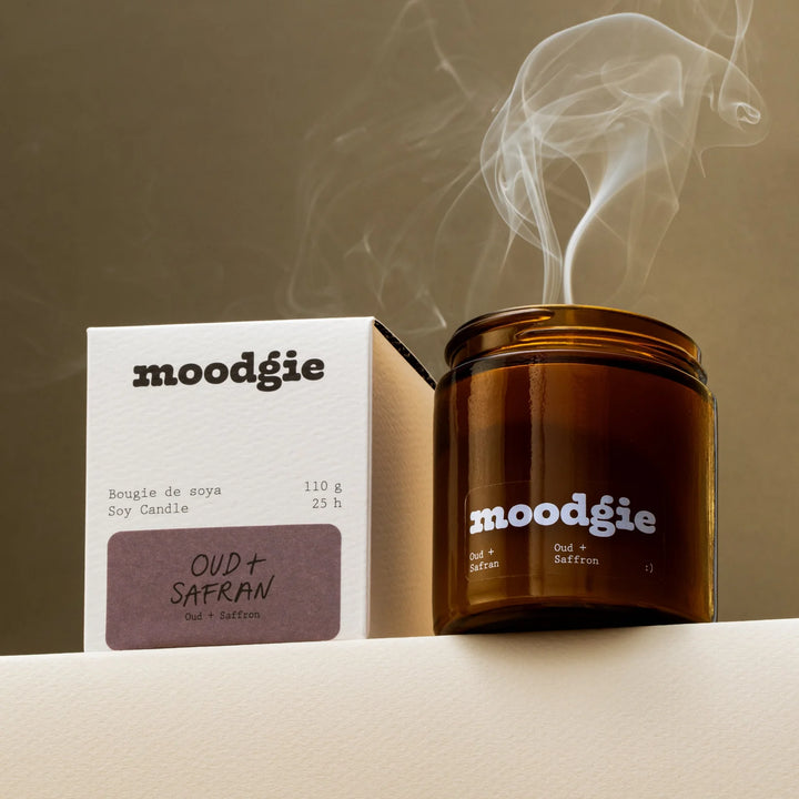 Bougie parfumée - Oud + Safran