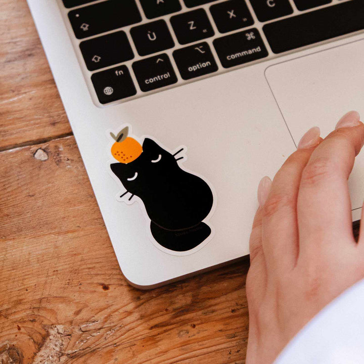 Vinyl sticker - Orange Cat