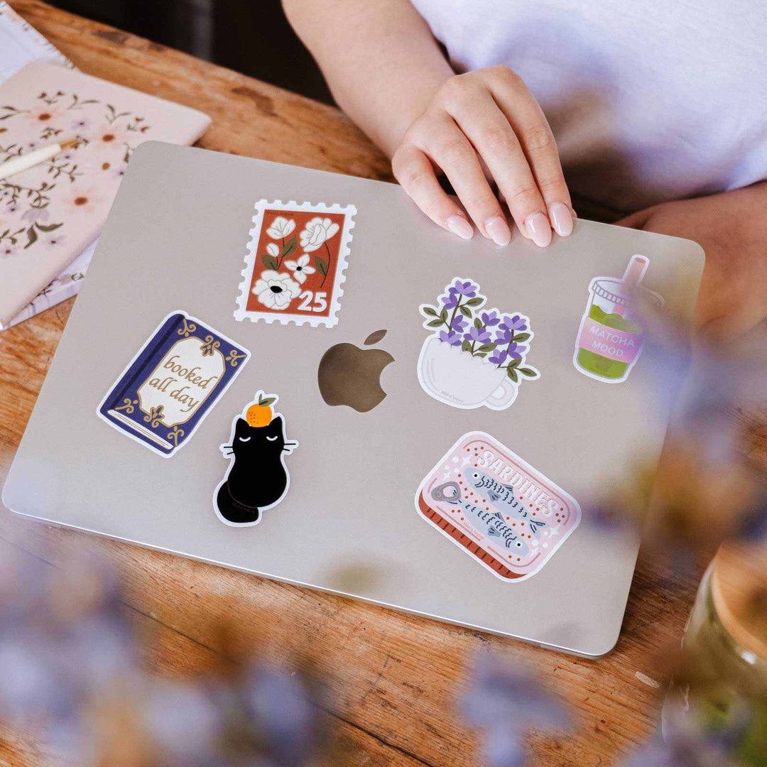 Vinyl sticker - Flower stamp