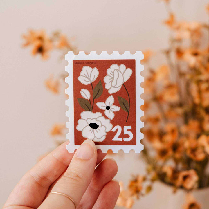 Vinyl sticker - Flower stamp