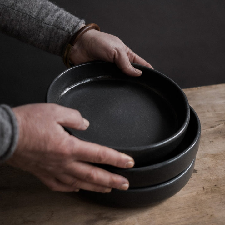 Ceramic plate bowl - Slate