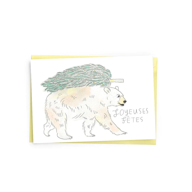 Greeting Card - Holiday Bear