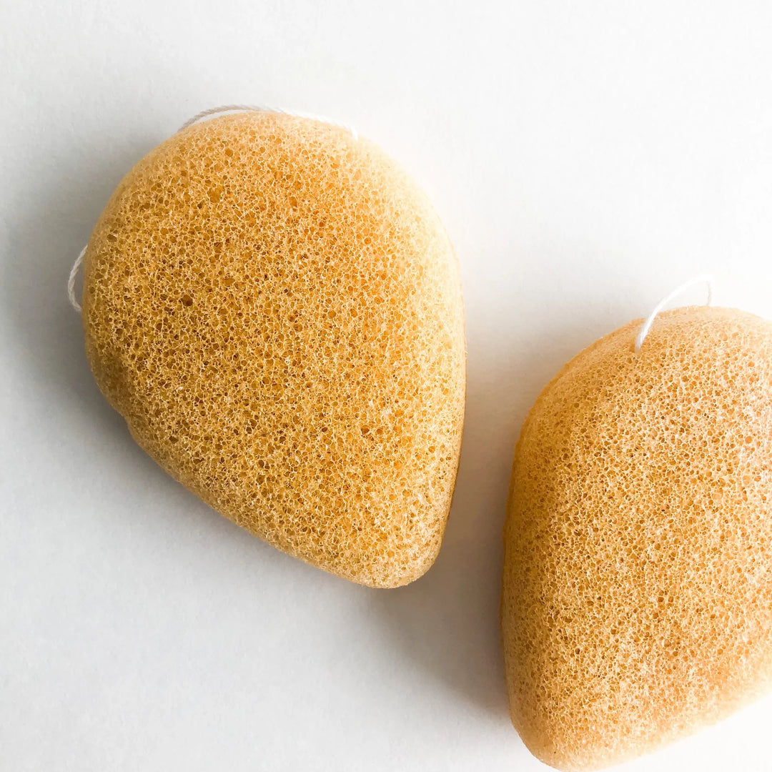 Éponge Konjac biodégradable - Curcuma