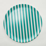 Bamboo plate - Large - Green lines