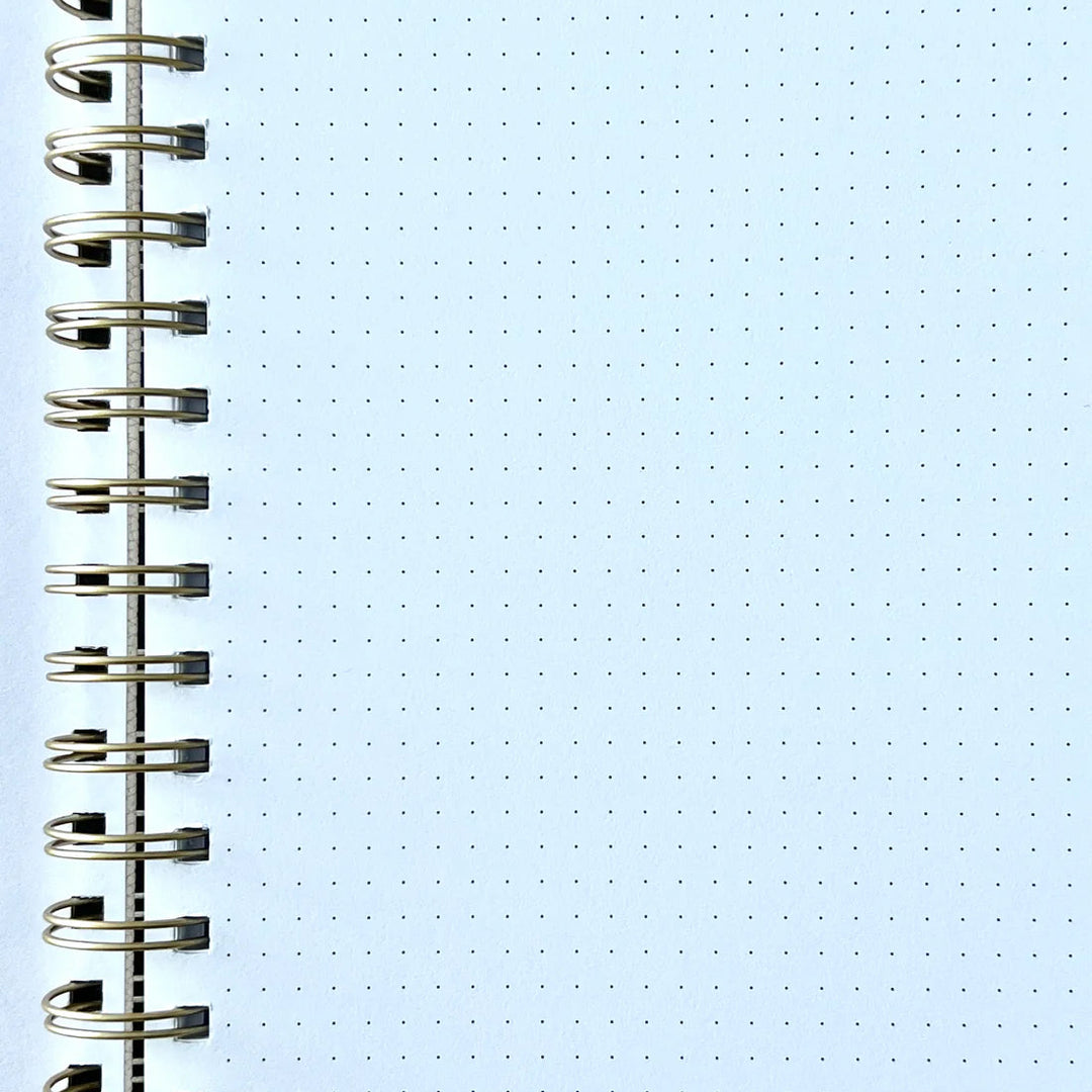 Spiral notebook - Medium - Beige