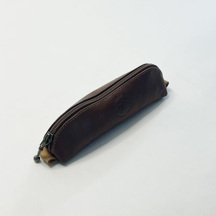 Recycled Leather Case - Brown