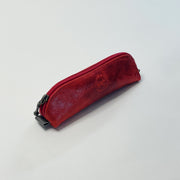 Recycled Leather Case - Red