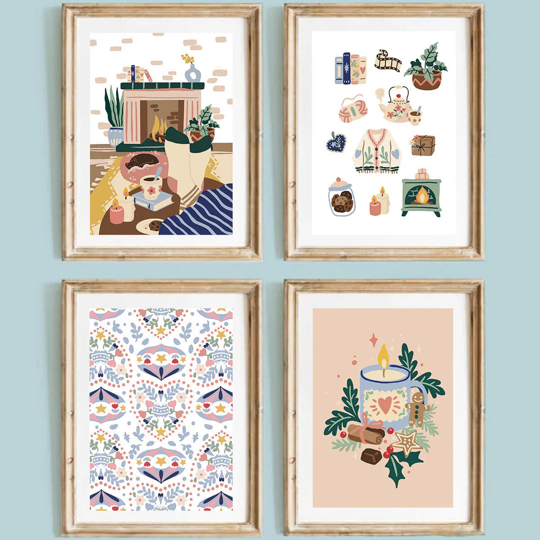 Coffret créatif - Peinture à numéros - Hygge