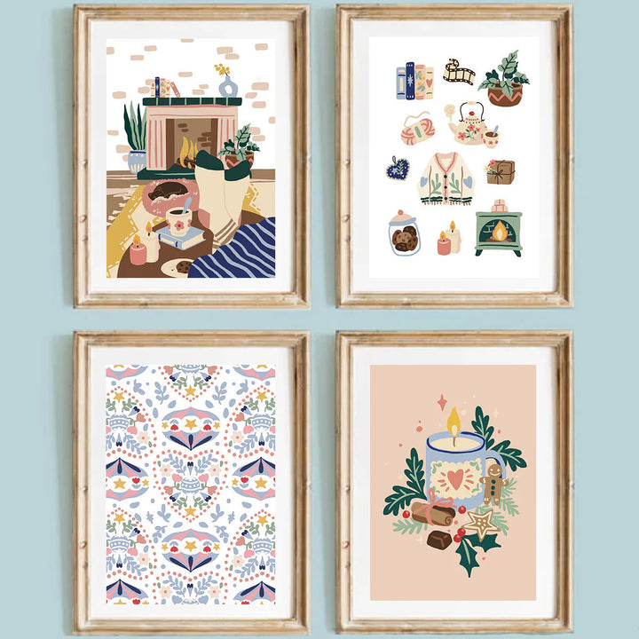 Coffret créatif - Peinture à numéros - Hygge