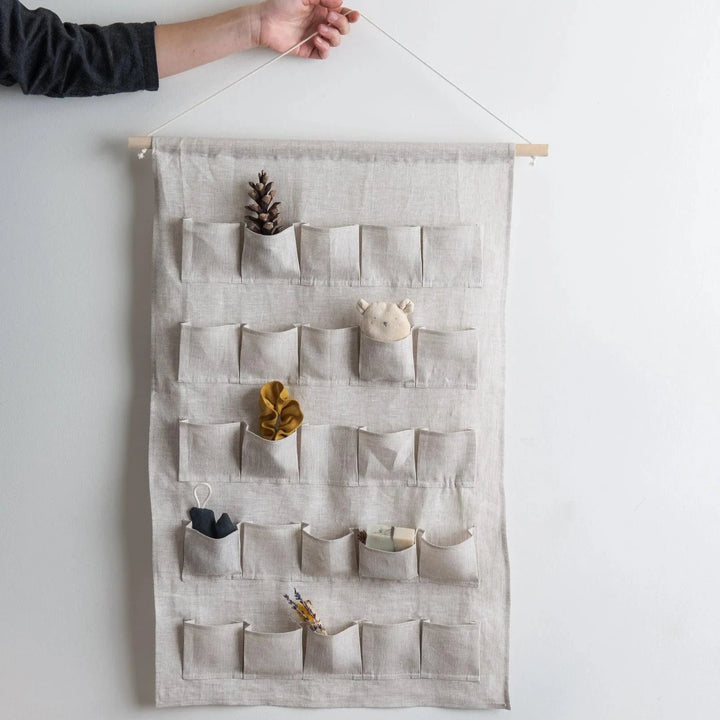 Linen Advent Calendar - Ecru