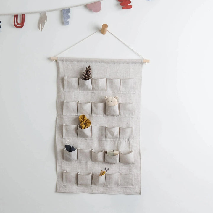 Linen Advent Calendar - Ecru