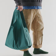 Reusable bag with carrying pouch - Malachite