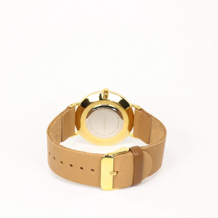 Montre - Tan, blanc et or