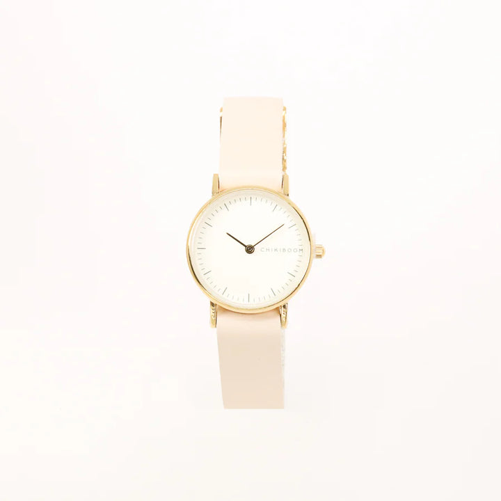 Montre - Beige, crème et or