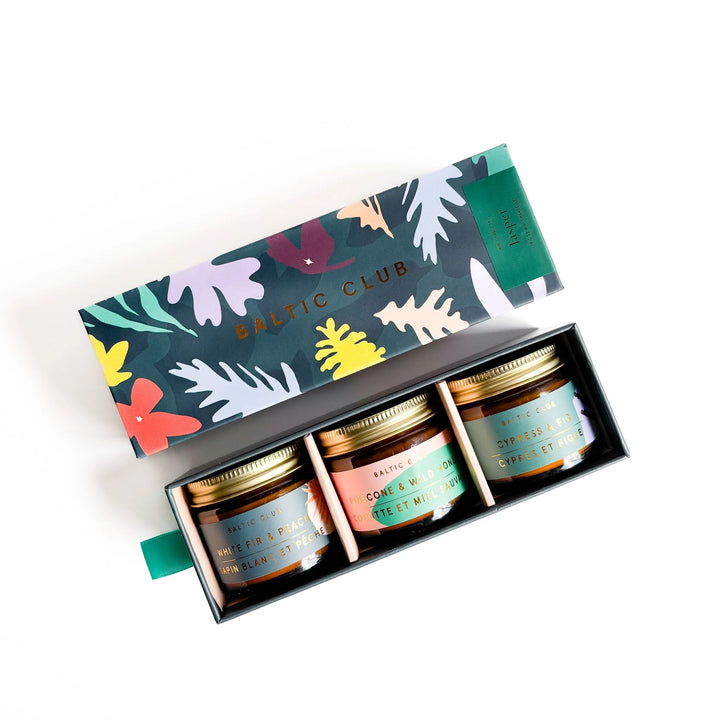 Mini trio bougies parfumées (ensemble de 3) - Jasper