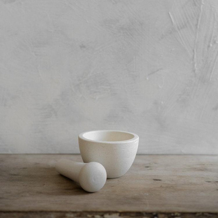 Mortar and Pestle - White