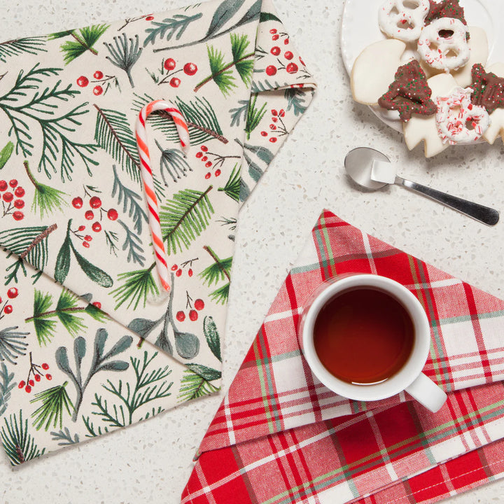 Dish towels (set of 2) - Branches and berries