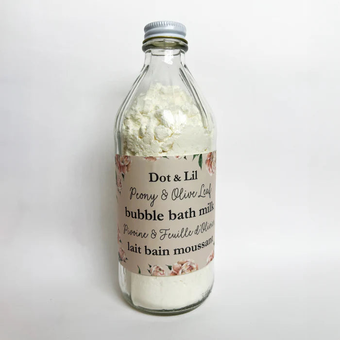 Lait de bain moussant - Pivoine et feuille d'olivier