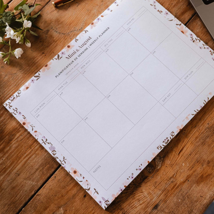 Weekly Planner - Flower Bomb
