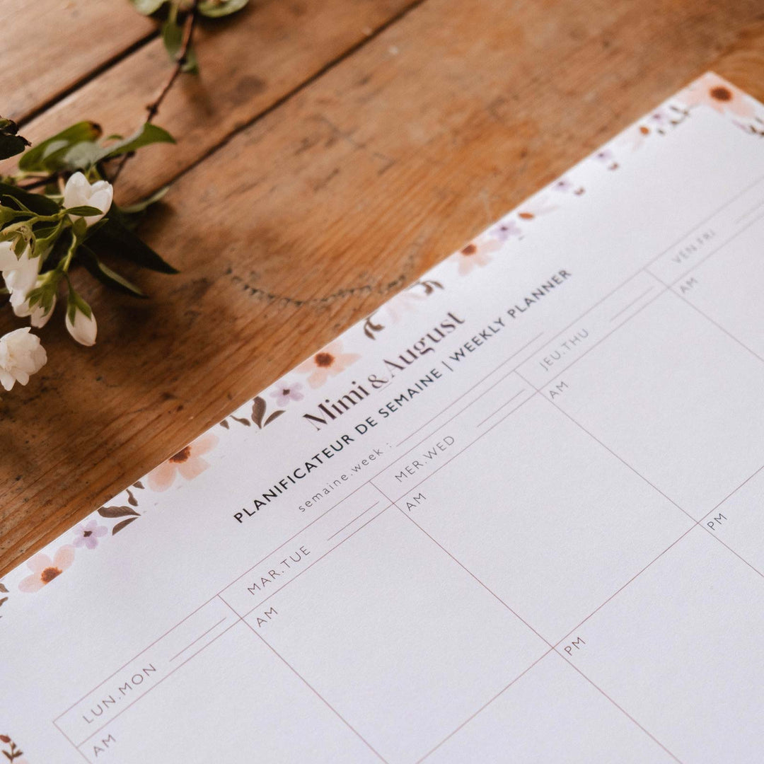 Weekly Planner - Flower Bomb