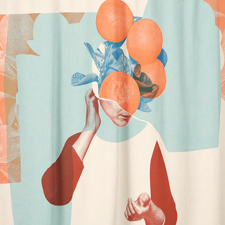 Shower curtain - Push push