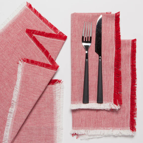 Napkins (set of 4) - Heirloom Red