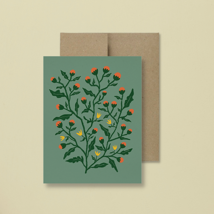 Greeting card - Rameau